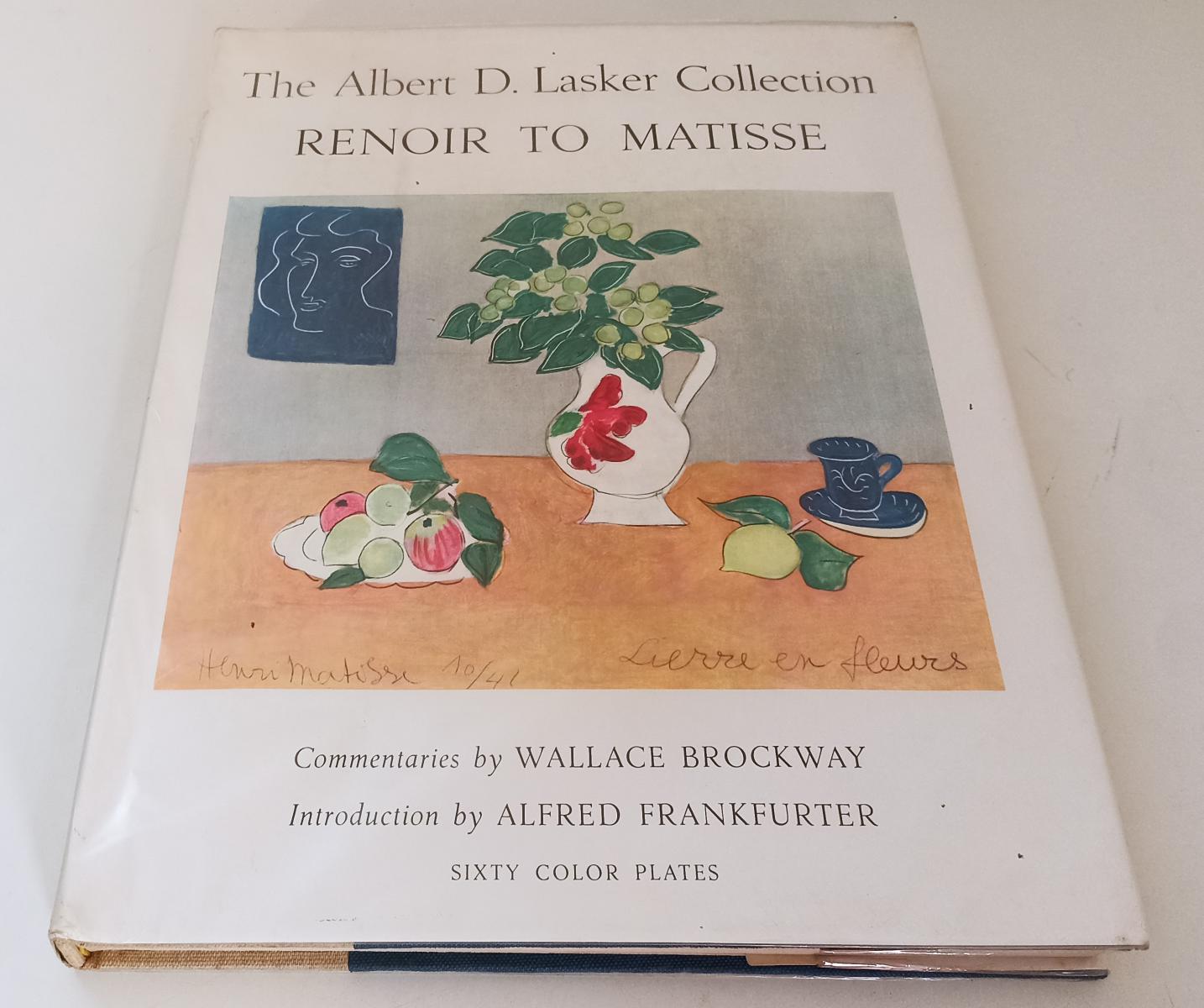 LT- THE ALBERT D. LASKER COLLECTION RENOIR TO MATISSE - BOCKAWAY - CS- YFS750