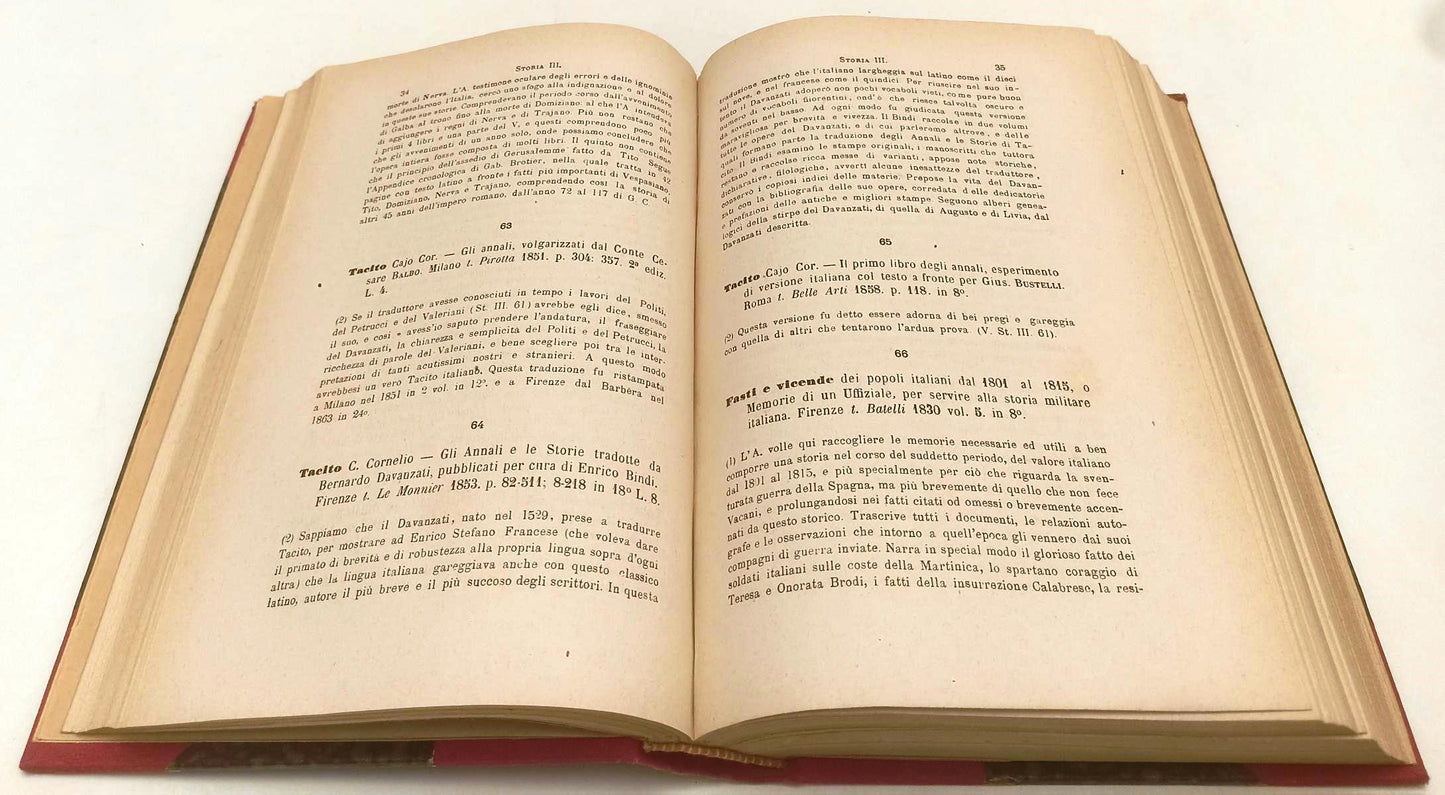 LH- REPERTORIO OPERE STAMPATE IN ITALIA NEL SECOLO XIX- BERTOCCI- 1876- C- XFS61