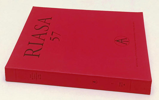 LT- RIASA 57 RIVISTA ISTITUTO NAZIONALE ARCHEOLOGIA E STORIA DELL'ARTE - YFS762