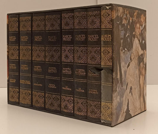LN- ALLA RICERCA DEL TEMPO PERDUTO COFANETTO 8 VOLUMI- MARCEL PROUST- CDE -- XFS