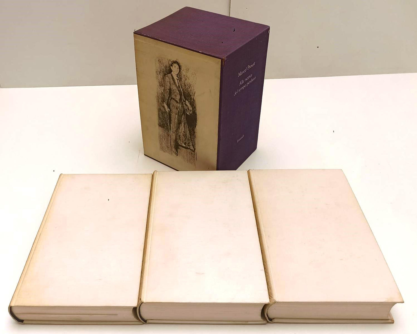LN- ALLA RICERCA DEL TEMPO PERDUTO 3 VOLUMI- PROUST- EINAUDI- 1a ED.- 1961-C-XFS