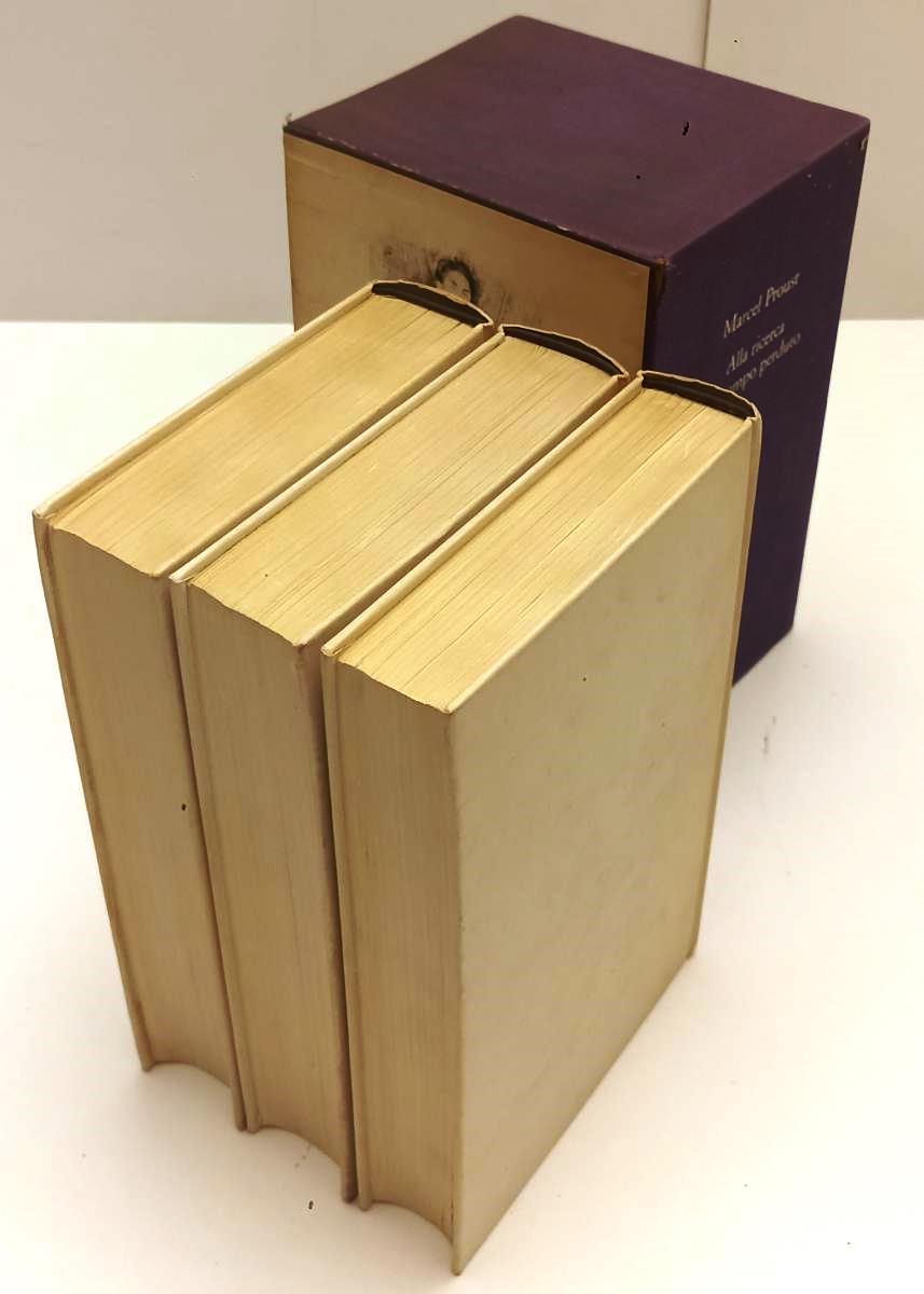 LN- ALLA RICERCA DEL TEMPO PERDUTO 3 VOLUMI- PROUST- EINAUDI- 1a ED.- 1961-C-XFS