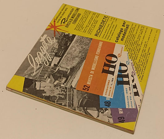 LR- RIVISTA MODELLISMO FERROVIARIO HO RIVAROSSI 64-65 1964 + LISTINO - RVSa273