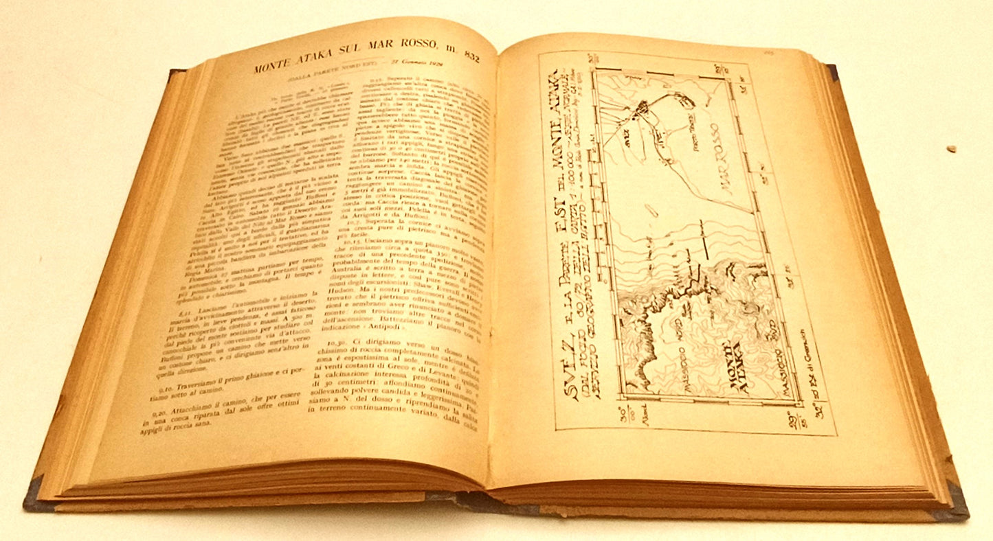 LR- RIVISTA DEL CLUB ALPINO ITALIANO 1929-VIII ANNATA COMPLETA- RILEGATO- YFS299