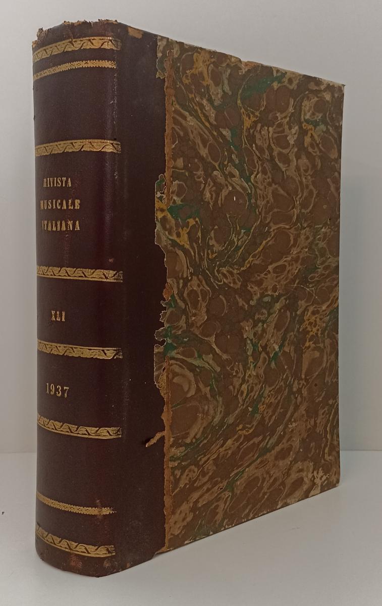 LR- VOLUME RILEGATO RIVISTA MUSICALE ITALIANA 1937 1/6 FAC-SIMILE - ZFS501