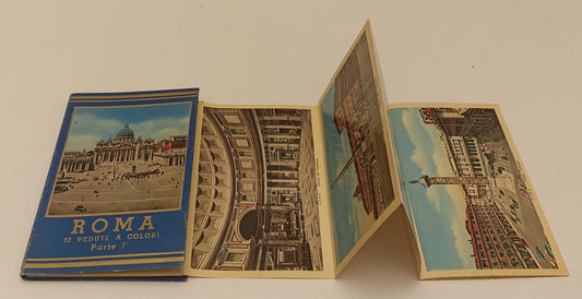 LV- RICORDO DI ROMA 32 VEDUTE A COLORI -- CECAMI -- C- YFS266