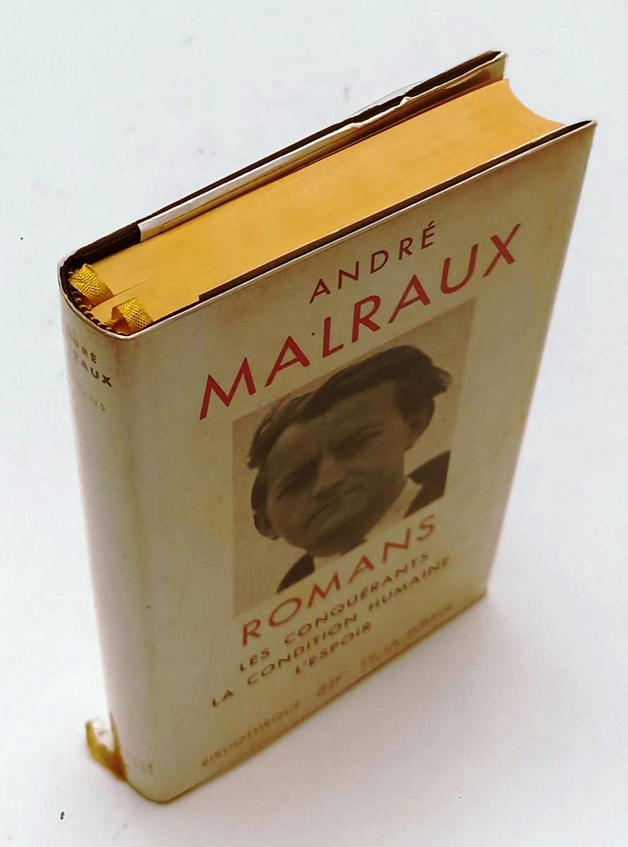 LN- ROMANS - ANDRE' MALRAUX - BIBLIOTHEQUE NRF DE LA PLEIADE - 1957 - CS - XFS