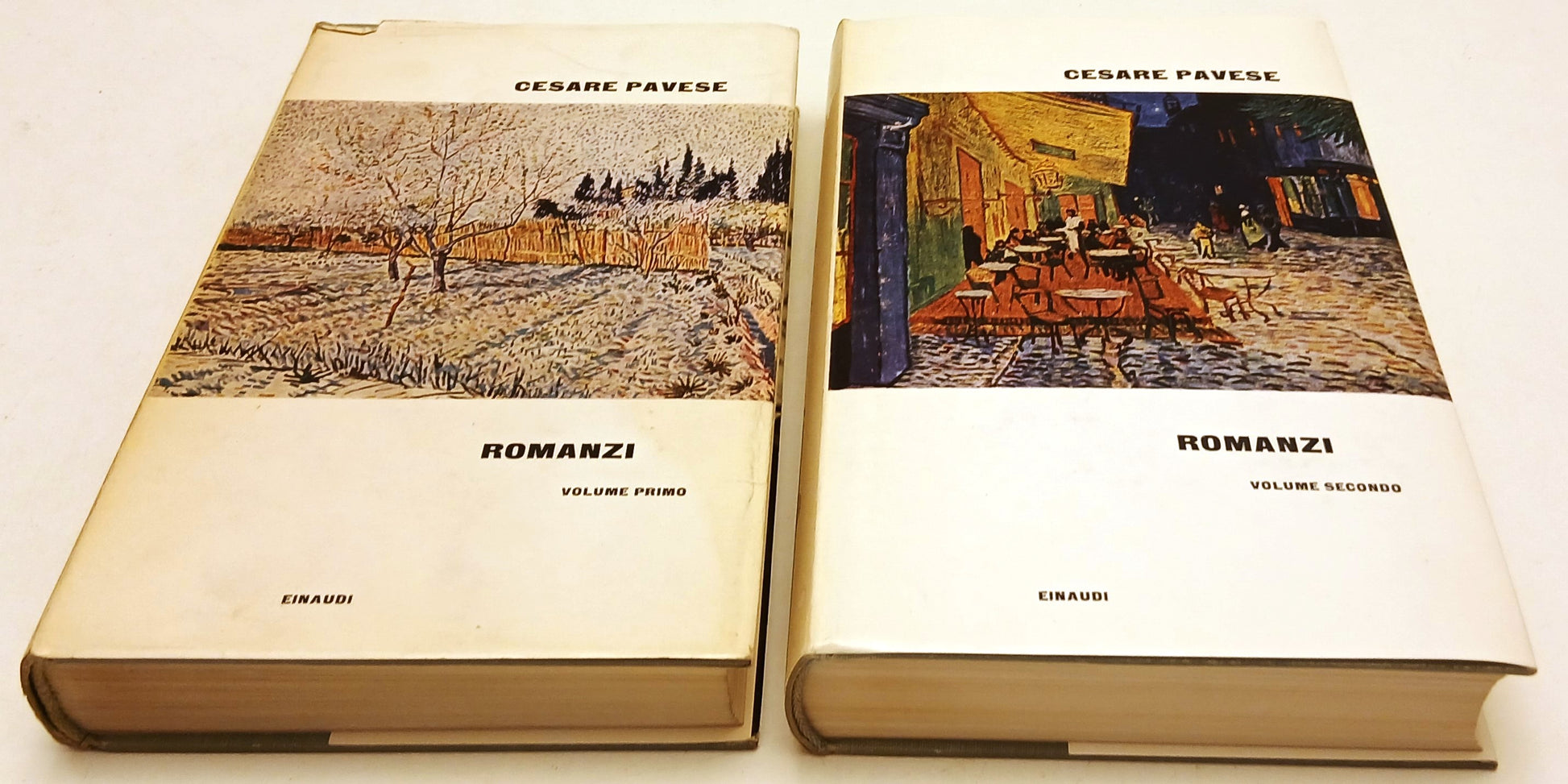 LN- ROMANZI COFANETTO 2 VOLUMI - CESARE PAVESE- EINAUDI - RISTAMPA 1963- CS- XFS