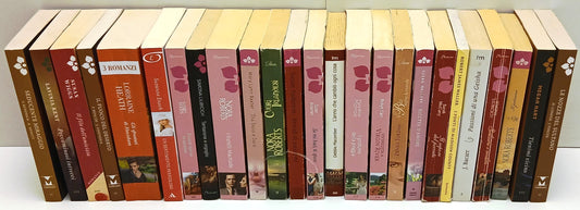 LN- BLOCCO LOTTO 25 ROMANZI COLLEZIONE HARMONY -- MONDADORI ---- B - BLCP11