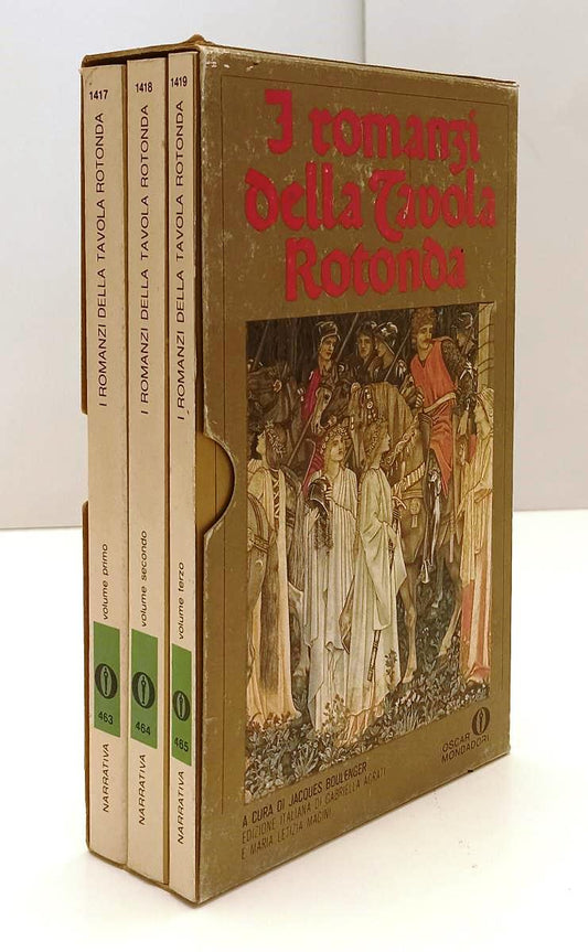 LN- COFANETTO I ROMANZI DELLA TAVOLA ROTONDA 3 VOLUMI - MONDADORI- OSCAR- B- XFS