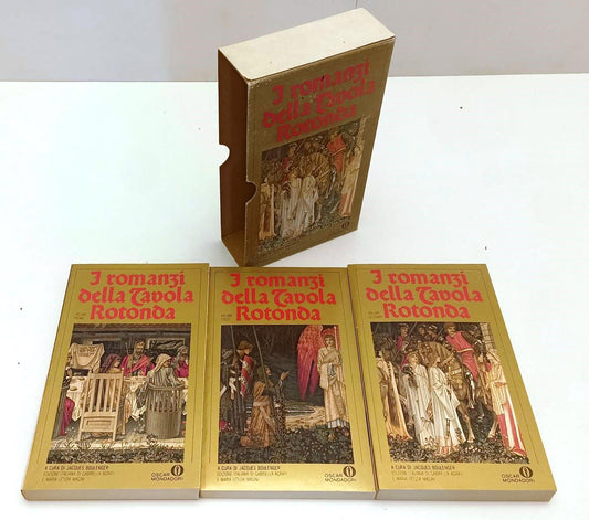 LN- COFANETTO I ROMANZI DELLA TAVOLA ROTONDA 3 VOLUMI - MONDADORI- OSCAR- B- XFS