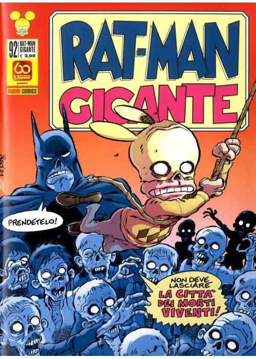 FC- RAT-MAN GIGANTE N.92 - LEO ORTOLANI - PANINI -- S - H24