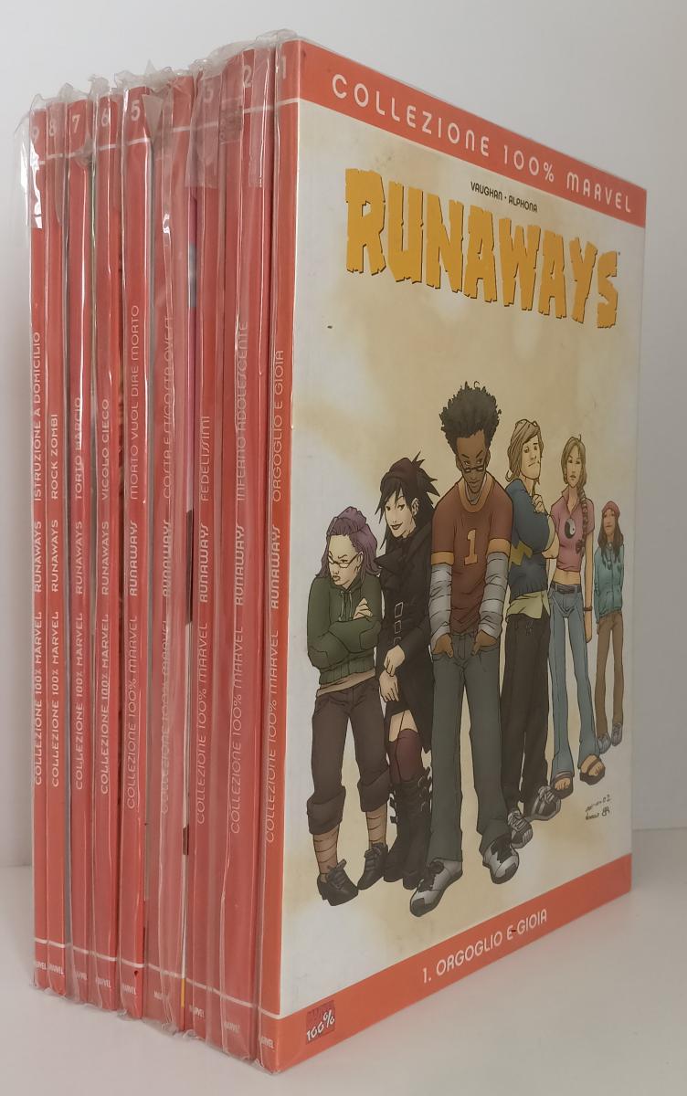 FV- RUNAWAYS 1/9 COMPLETA COLLEZIONE 100% MARVEL -- PANINI -- B - F23