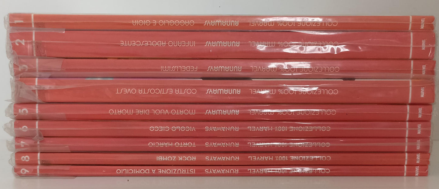 FV- RUNAWAYS 1/9 COMPLETA COLLEZIONE 100% MARVEL -- PANINI -- B - F23