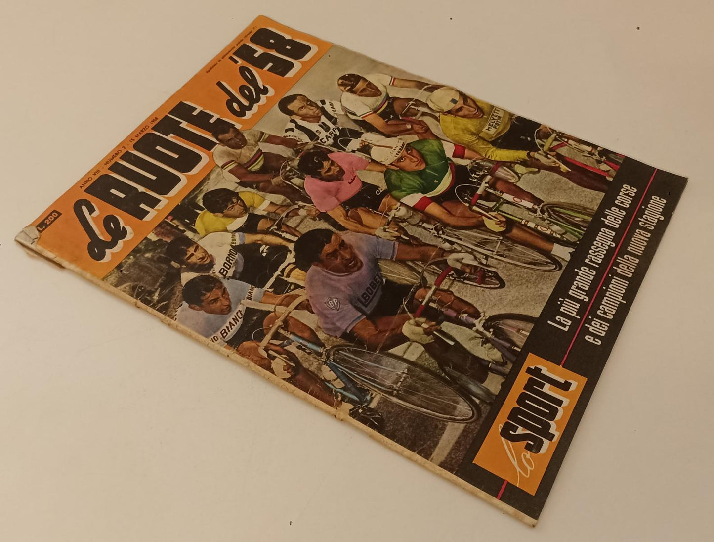 LC- RIVISTA LO SPORT ANNO VIII N.2 1958 LE ROUTE DEL 58 TOUR DE FRANCE - RVSa179