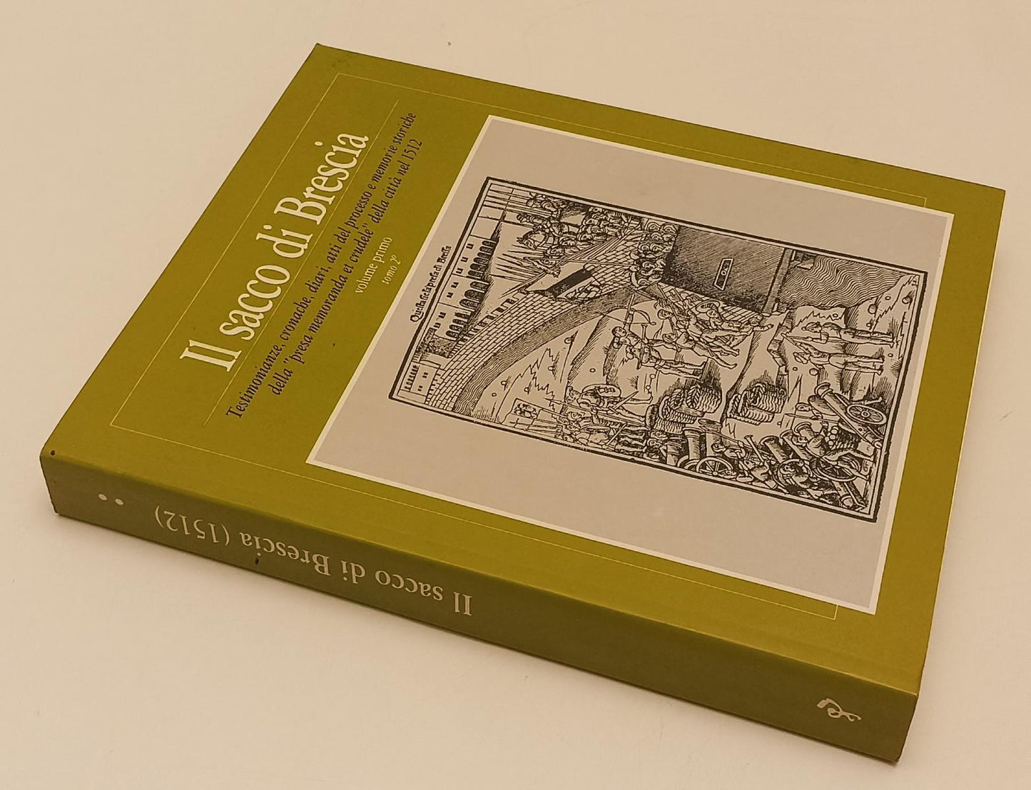 LS- IL SACCO DI BRESCIA VOLUME PRIMO TOMO 2°-- FONDAZIONE BANCA--- 1990-B-YFS245