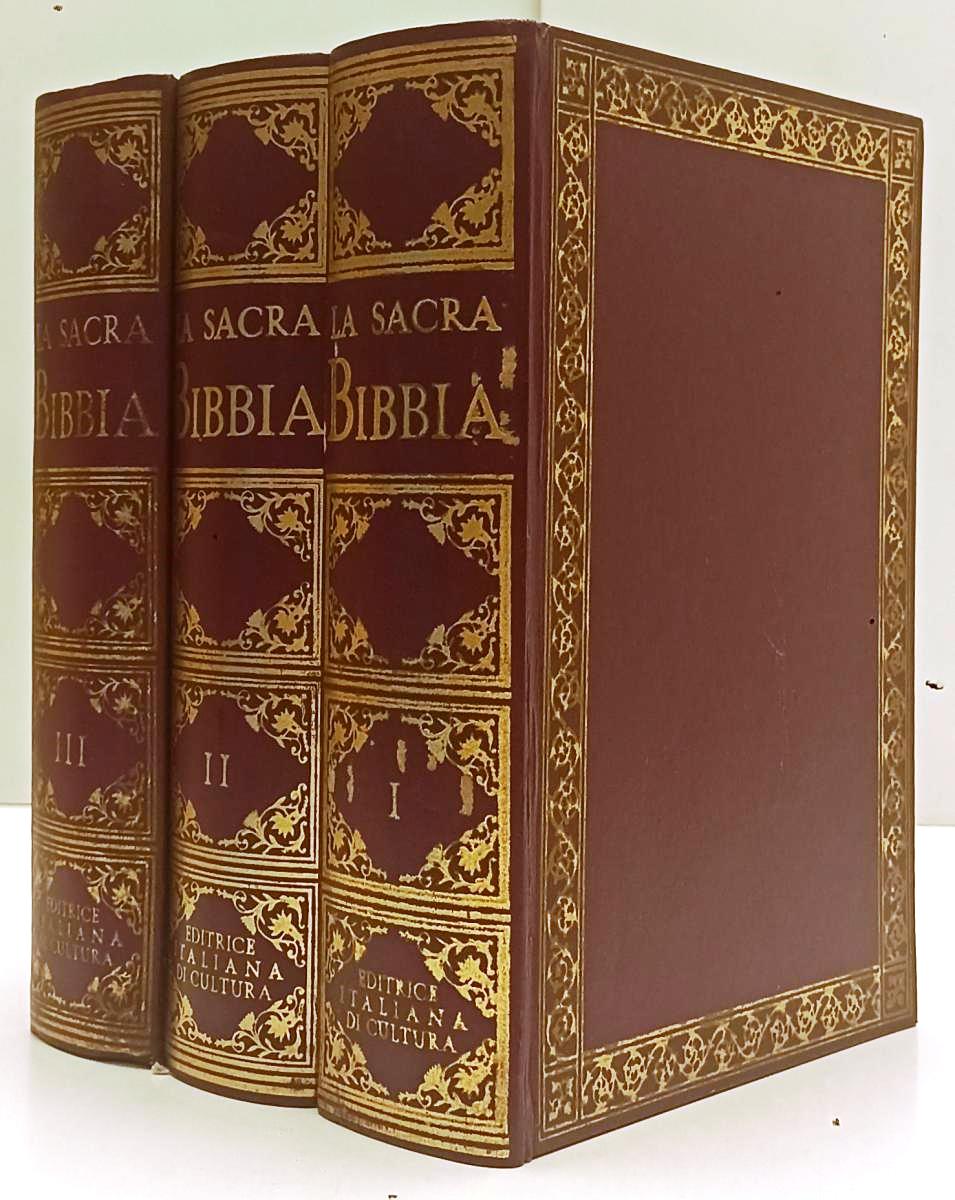 LD- LA SACRA BIBBIA ILLUSTRATA NELL'ARTE ITALIANA I/III - 1972 - C - YFS768