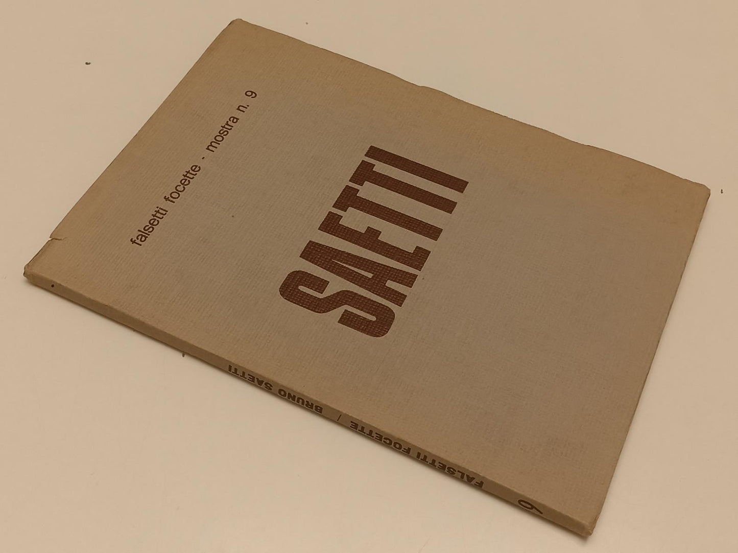 LT- BRUNO SAETTI FALSETTI FOCETTE MOSTRA 9 - PIERO PACINI ---- 1975 - B - XFS178