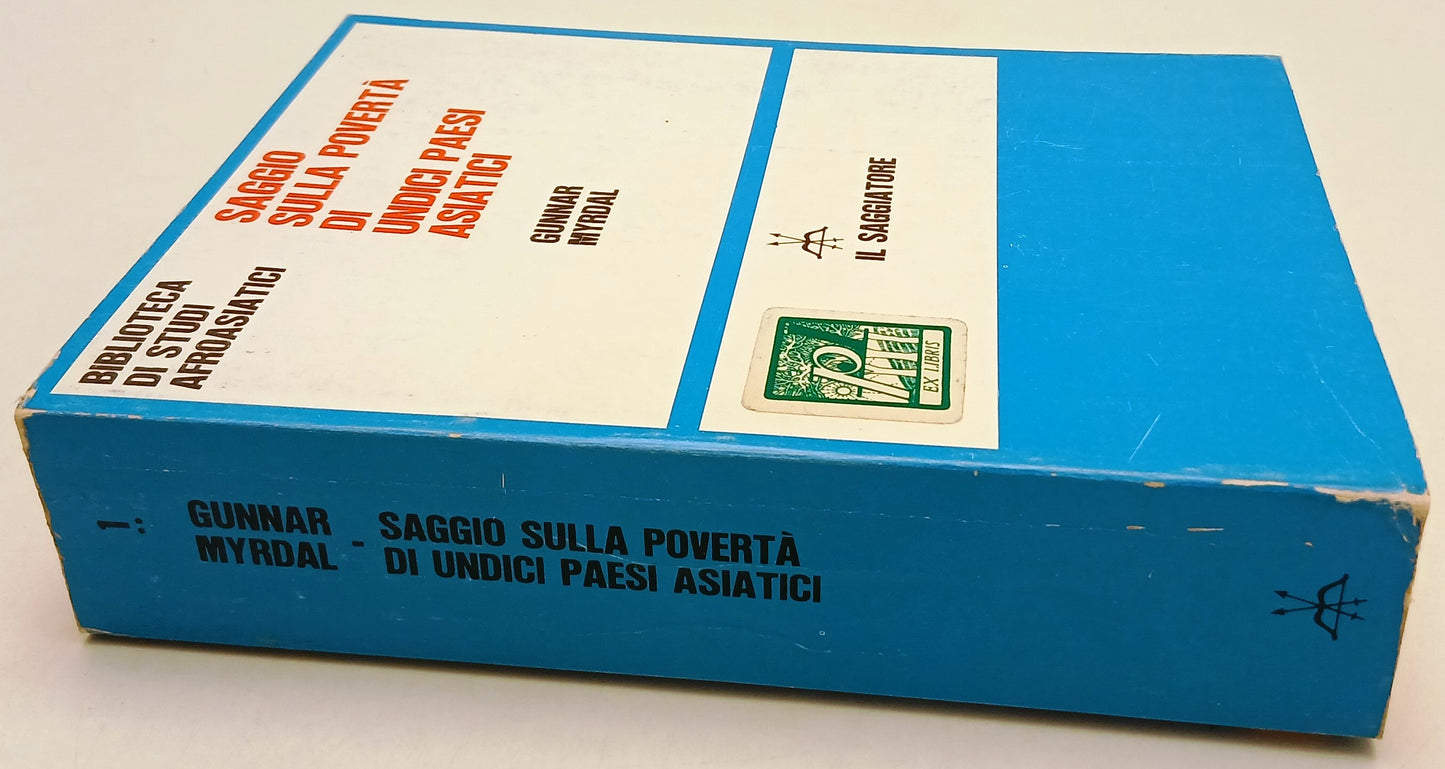 LS- SAGGIO POVERTA' UNIDICI PAESI ASIATICI 3 VOLUMI - MYRDAL - SAGGIATORE- ZFS72