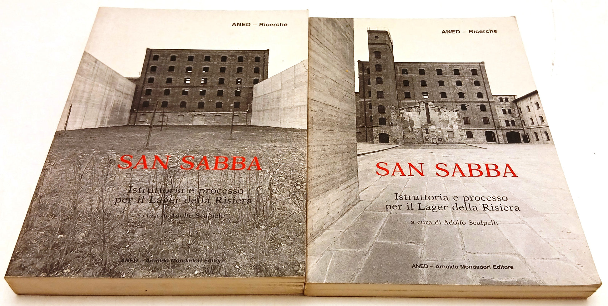 San Sabba 2 volumi Istruttoria processo Lager Riseria - Scalpelli - ANED- ZFS125