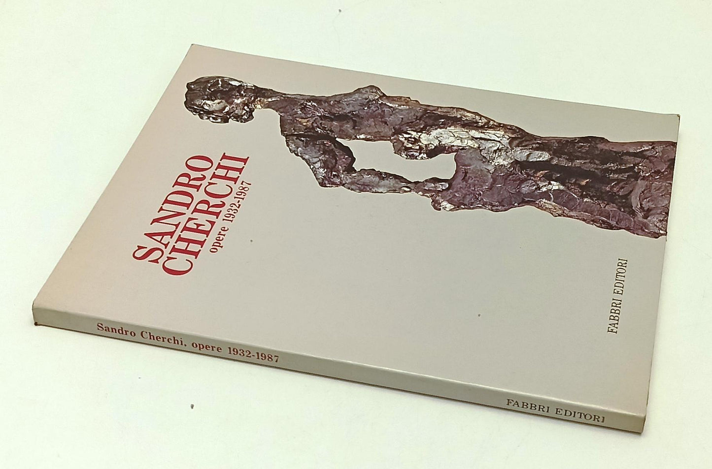 LT- SANDRO CHERCHI OPERE 1932/1987 CATALOGO MOSTRA -- FABBRI --- 1987- B- YFS302