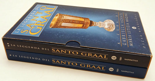 La leggenda del Santo Graal 2 volumi- Agrati Magini- Mondadori oscar- cofanetto- XFS