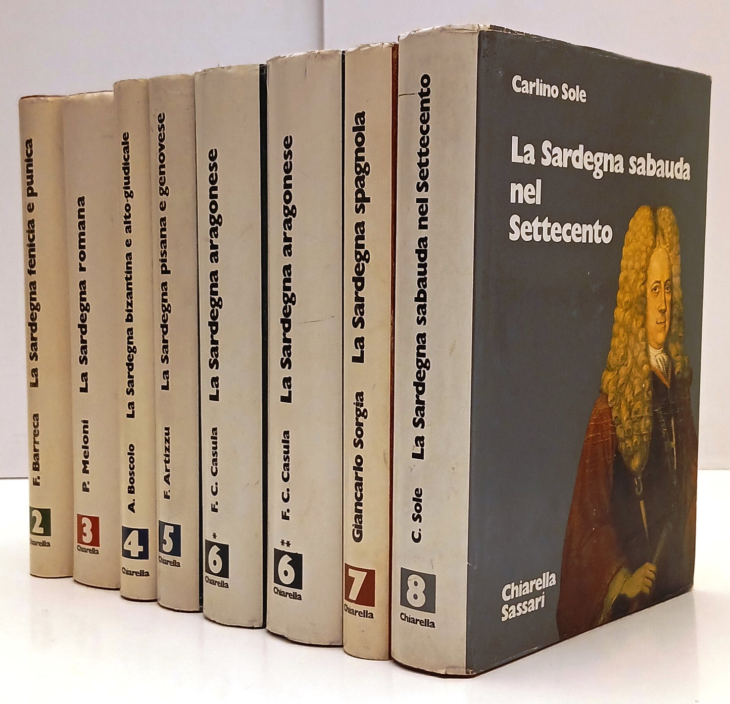 LS- STORIA DELLA SARDEGNA ANTICA E MODERNA VOLUMI 2/8- CHIARELLA SASSARI- BLCP91