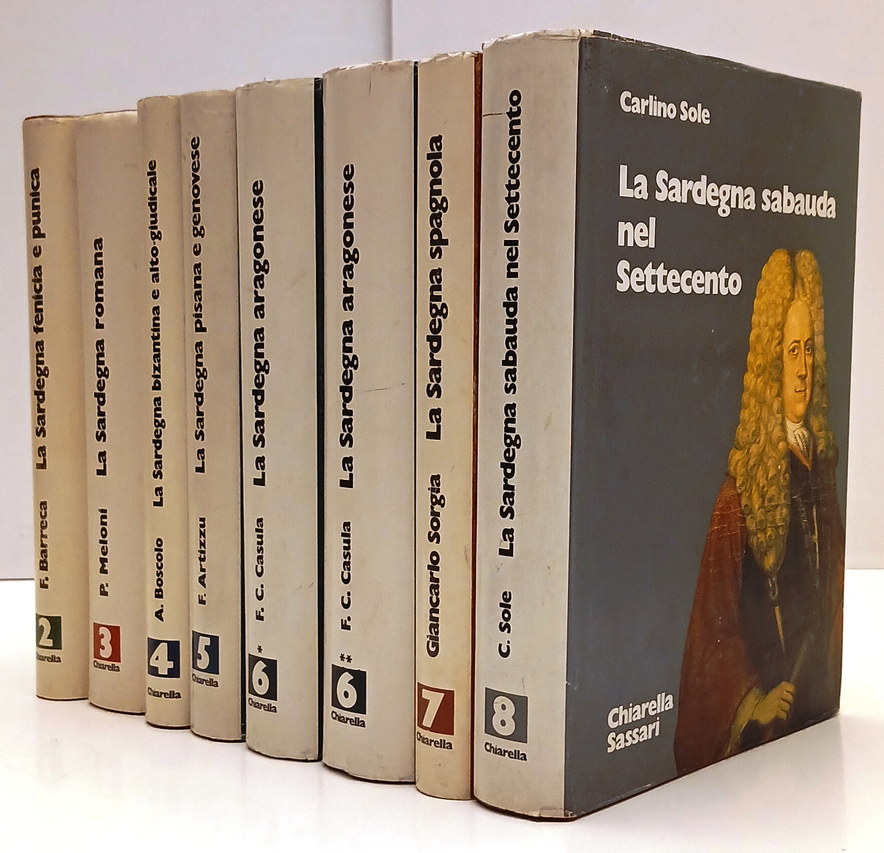 LS- STORIA DELLA SARDEGNA ANTICA E MODERNA VOLUMI 2/8- CHIARELLA SASSARI- BLCP91