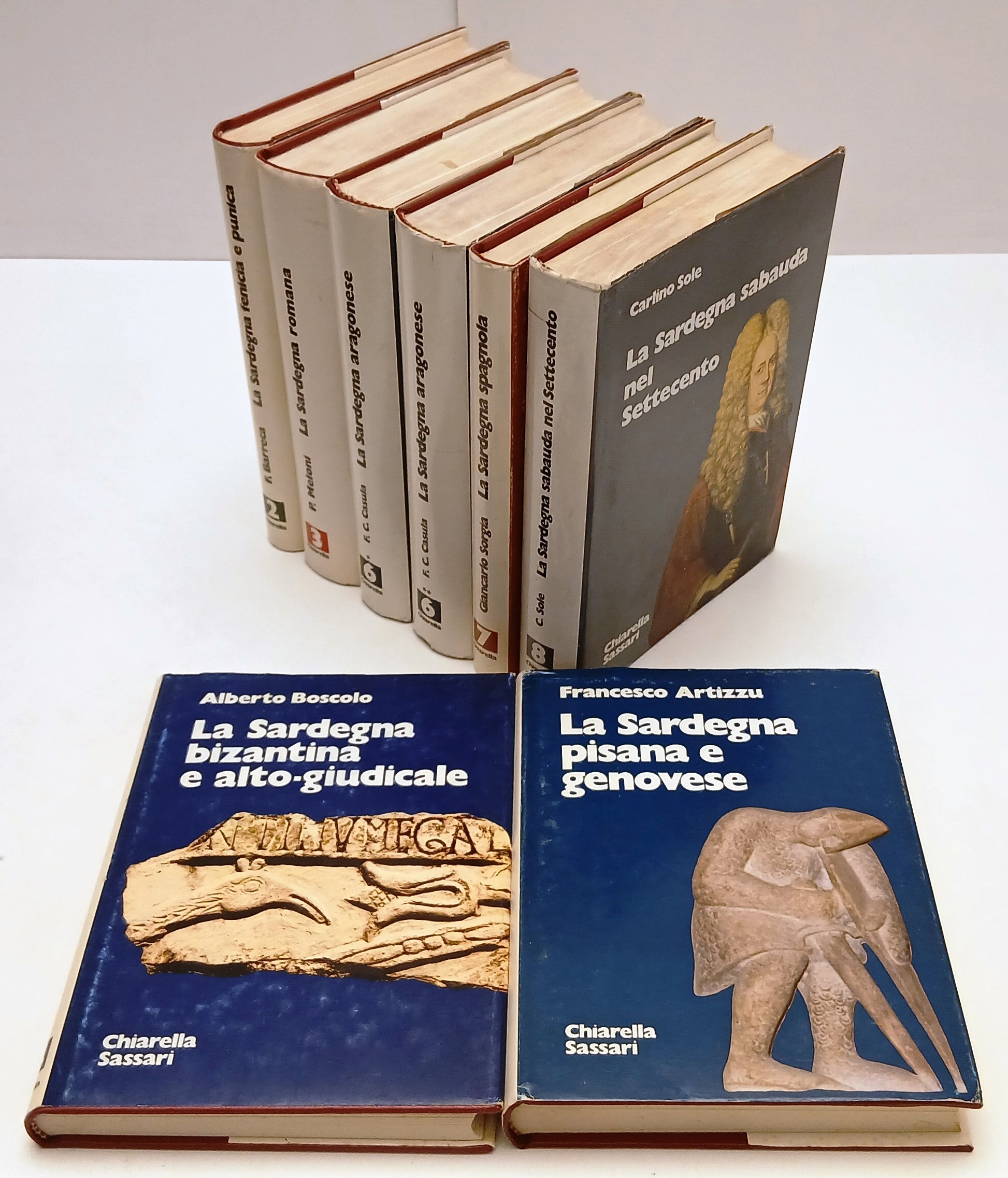 LS- STORIA DELLA SARDEGNA ANTICA E MODERNA VOLUMI 2/8- CHIARELLA SASSARI- BLCP91