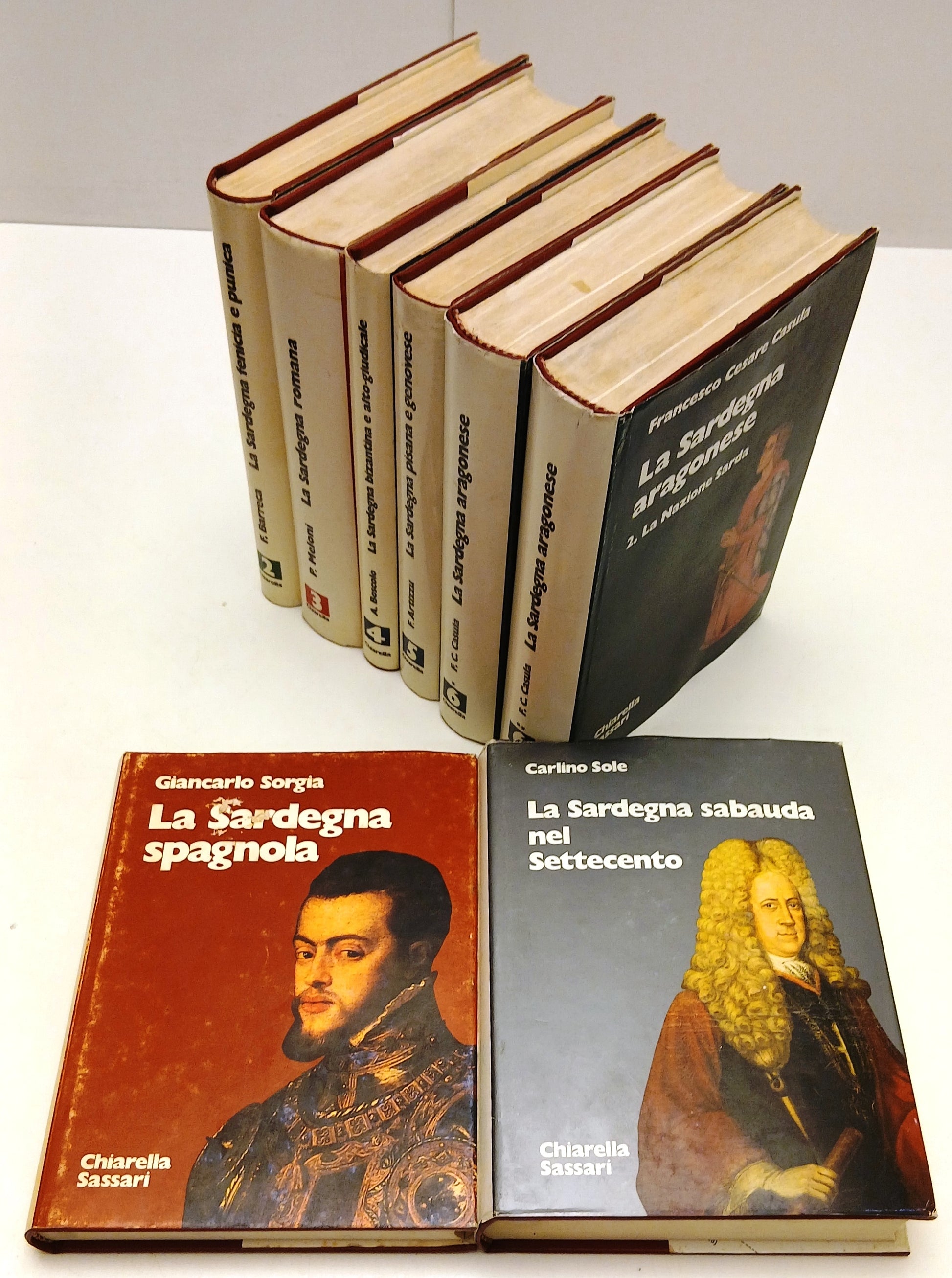 LS- STORIA DELLA SARDEGNA ANTICA E MODERNA VOLUMI 2/8- CHIARELLA SASSARI- BLCP91