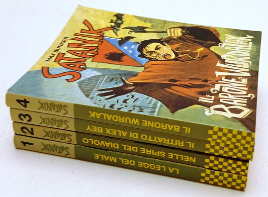 FN- SATANIK 1/4 MIGNON - MAX BUNKER - LO SCARABEO suppl. TAROCCHI - 1995- B- N25