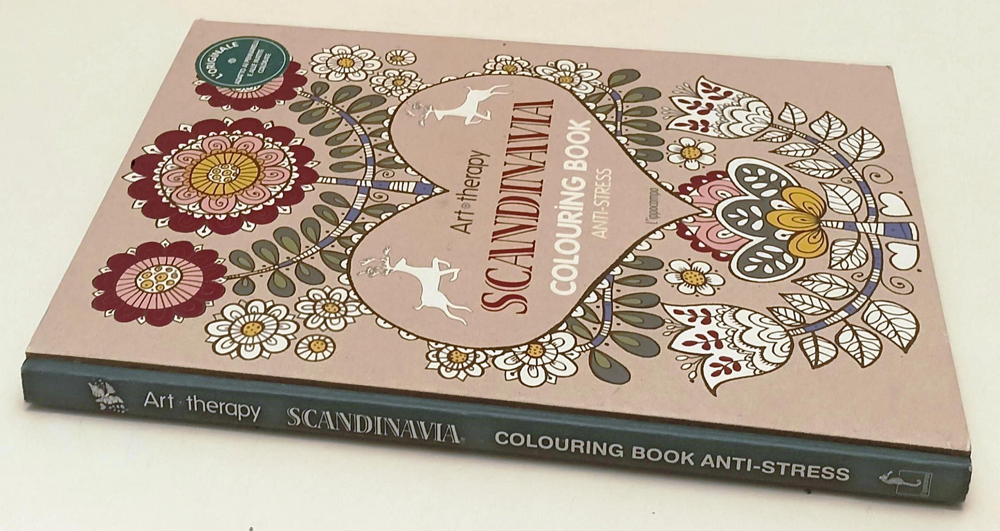 LZ- ART THERAPY SCANDINAVIA COLOURING BOOK ANTI-STRESS - L'IPPOCAMPO - C- YFS932