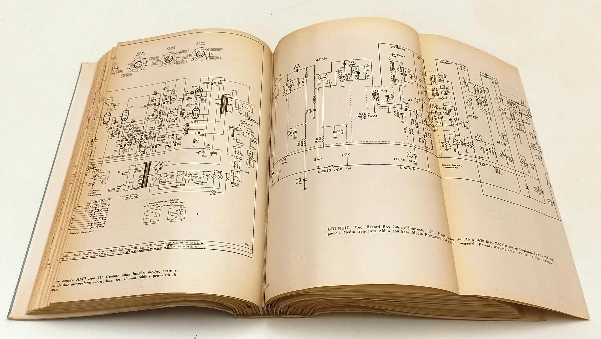 LZ- SCHEMI DI APPARECCHI RADIO TERZO VOLUME- RAVALICO- HOEPLI--- 1969- B- YFS312