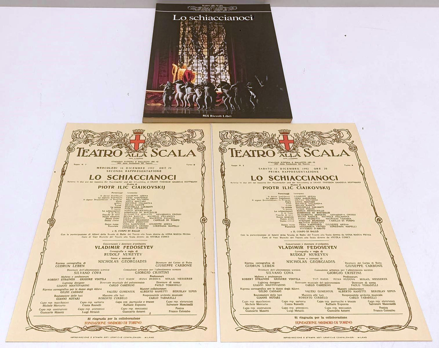 LT- TEATRO ALLA SCALA STAGIONE 1992/93 LO SCHIACCIANOCI di CIAIKOWSKIJ - YFS977