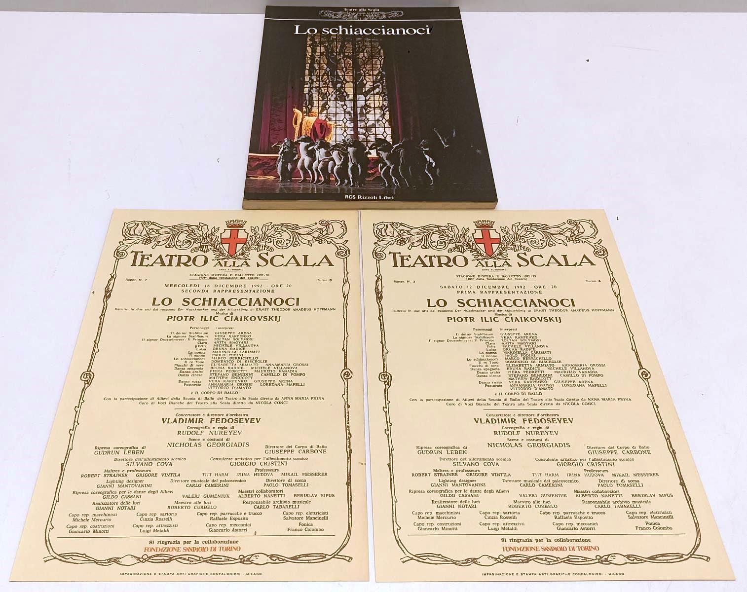 LT- TEATRO ALLA SCALA STAGIONE 1992/93 LO SCHIACCIANOCI di CIAIKOWSKIJ - YFS977