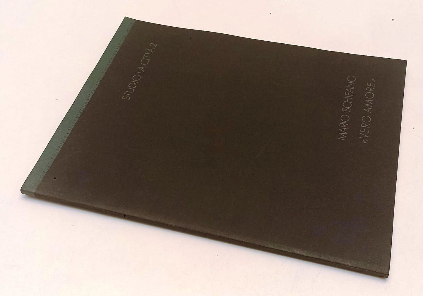LT- STUDIO LA CITTA' MARIO SCHIFANO VERO AMORE CATALOGO MOSTRA 1990 - B - RVSa294