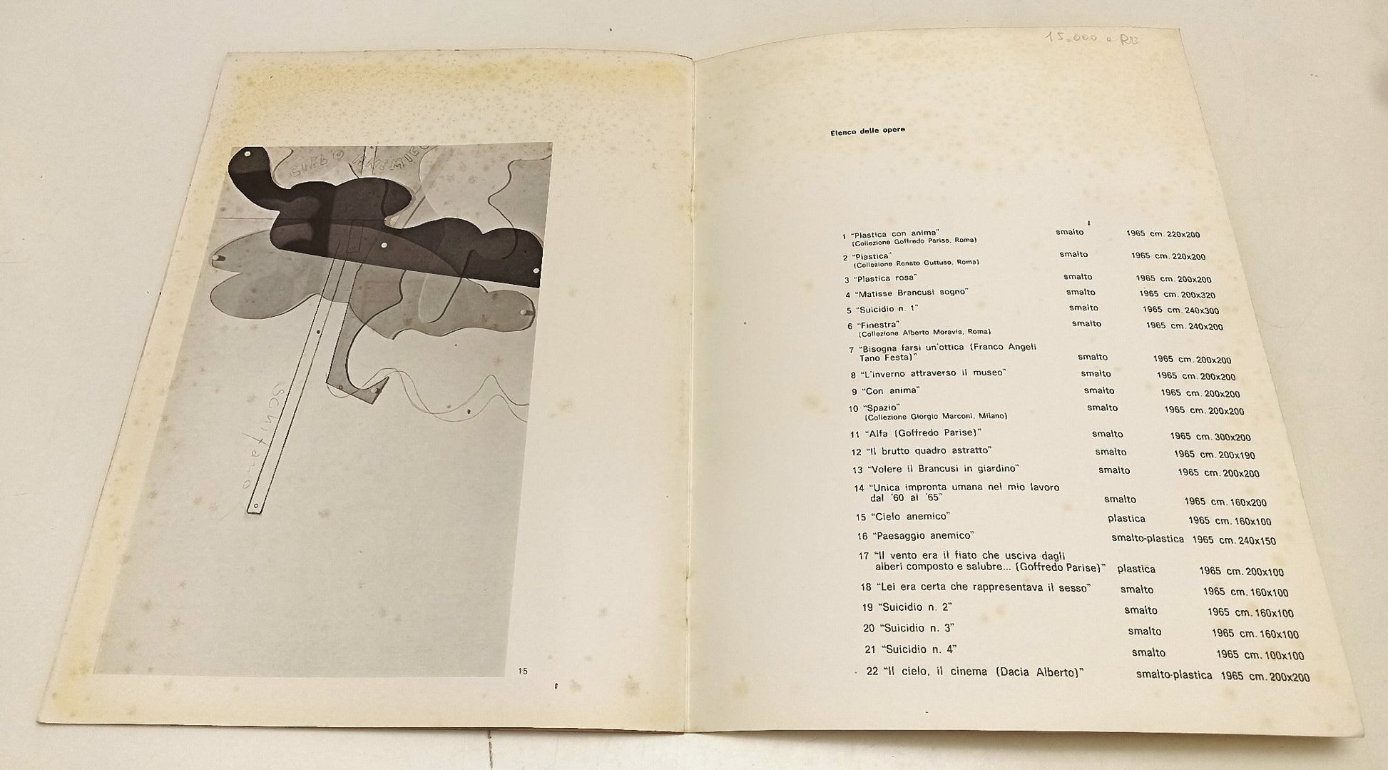 LT- MARIO SCHIFANO CATALOGO MOSTRA - GOFFREDO PARISE ---- 1965 - S - XFS187