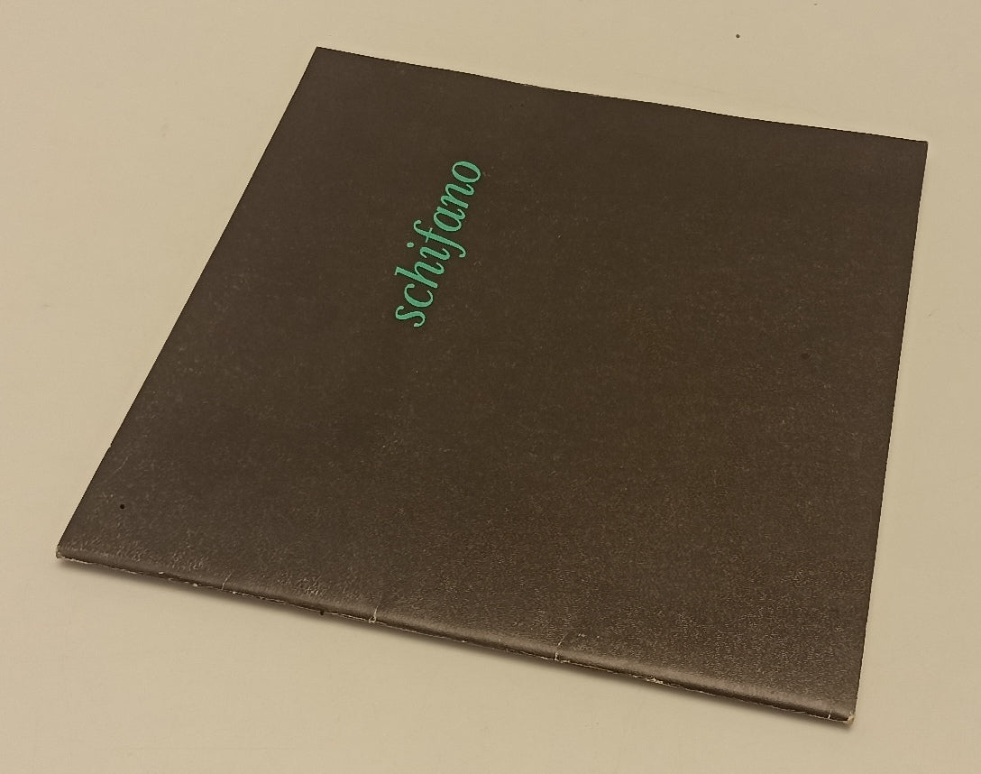 LT- SCHIFANO DAL 14 APRILE 1984 GALLERIA IL PATIO RAVENNA CATALOGO - S - XFS187