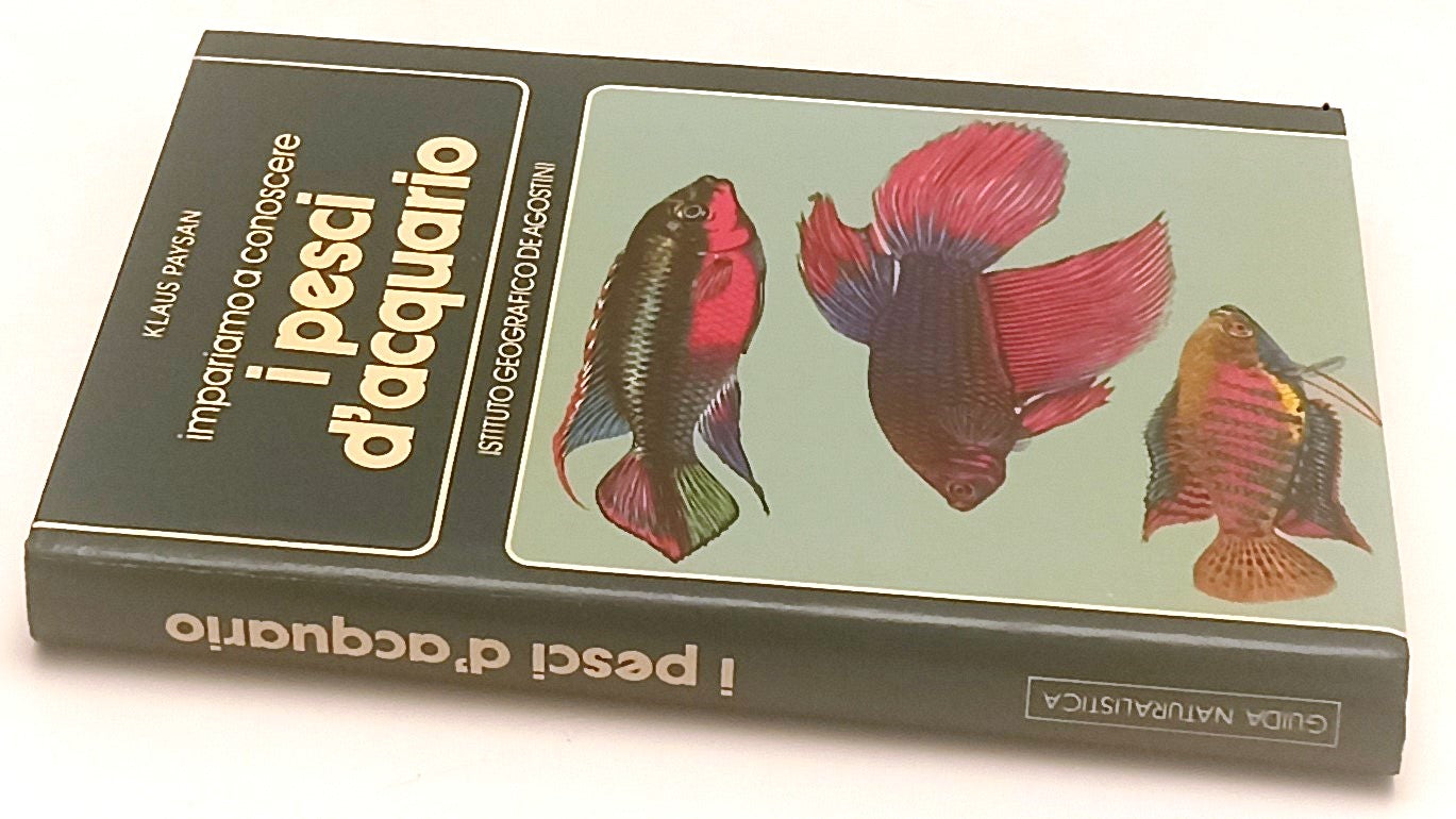 LZ- IMPARIAMO A CONOSCERE I PESCI D'ACQUARIO- PAYSAN- DeAGOSTINI- 1986- CS- ZFS9