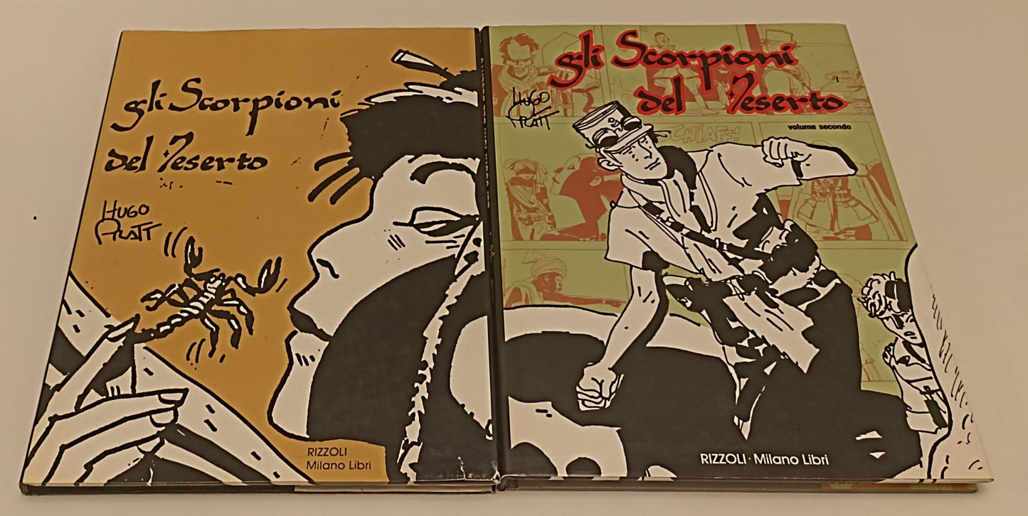 FV- GLI SCORPIONI DEL DESERTO VOLUMI 1/5- HUGO PRATT WAZEM CASALI CAMUNCOLI- C24