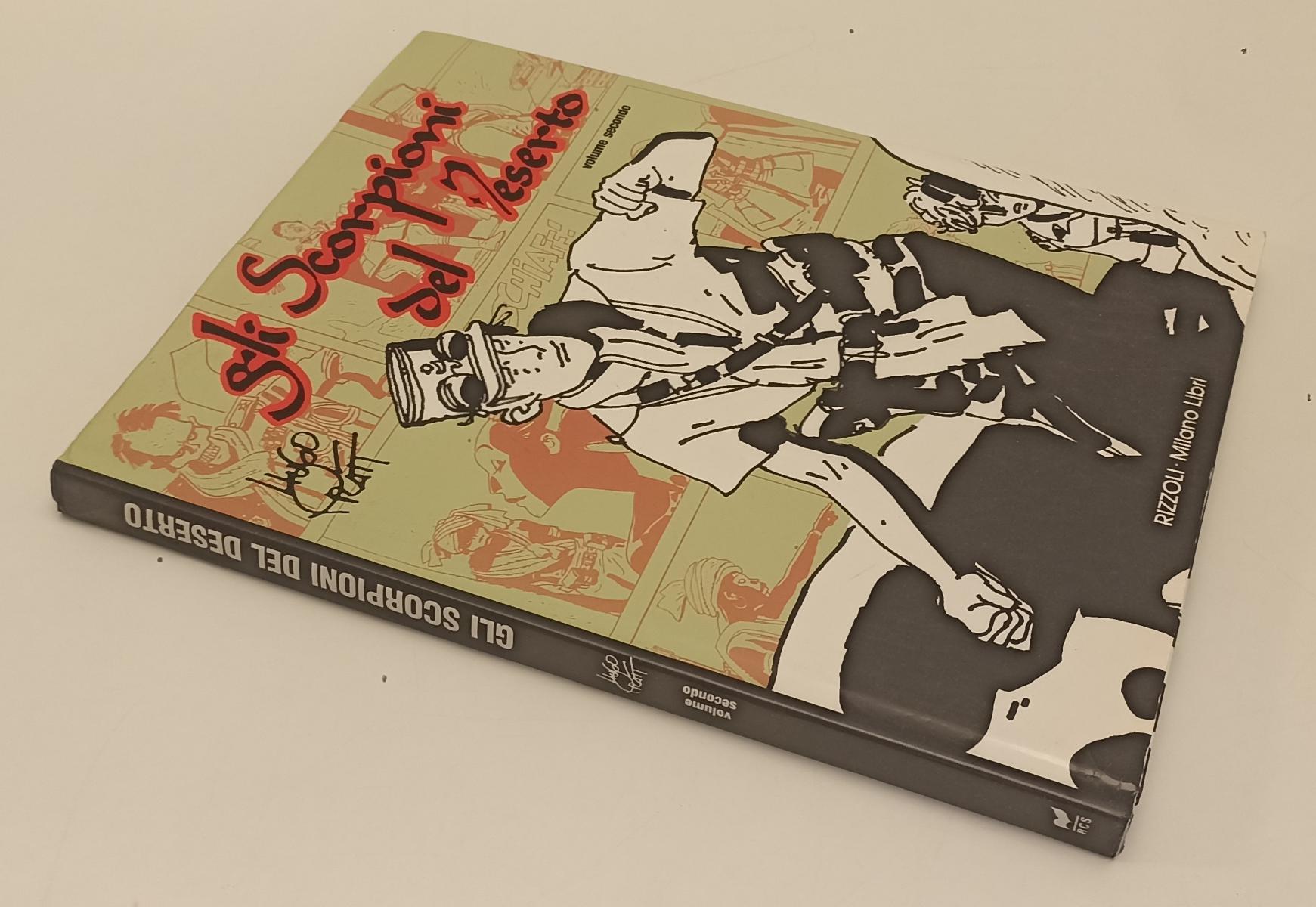 FV- GLI SCORPIONI DEL DESERTO VOLUME SECONDO- HUGO PRATT - RIZZOLI- 1992- CS-C24