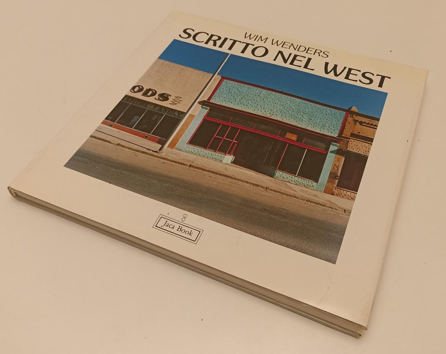 LZ- SCRITTO NEL WEST- WIM WENDERS- JACA BOOK- PUNTO E VIRGOLA-- 1988- CS- YFS122