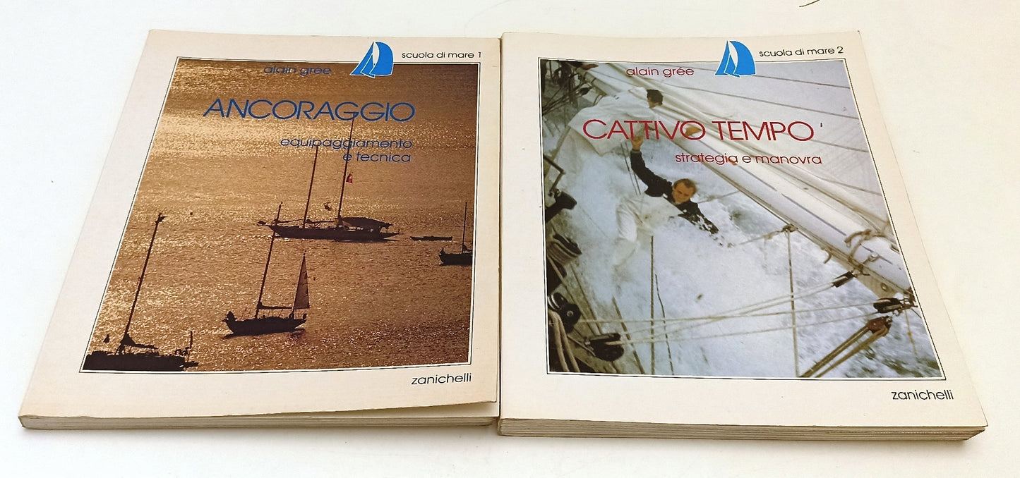 LZ- SCUOLA DI MARE VOLUMI 1/2 - ALAIN GREE - ZANICHELLI --- 1989 - B - YFS355