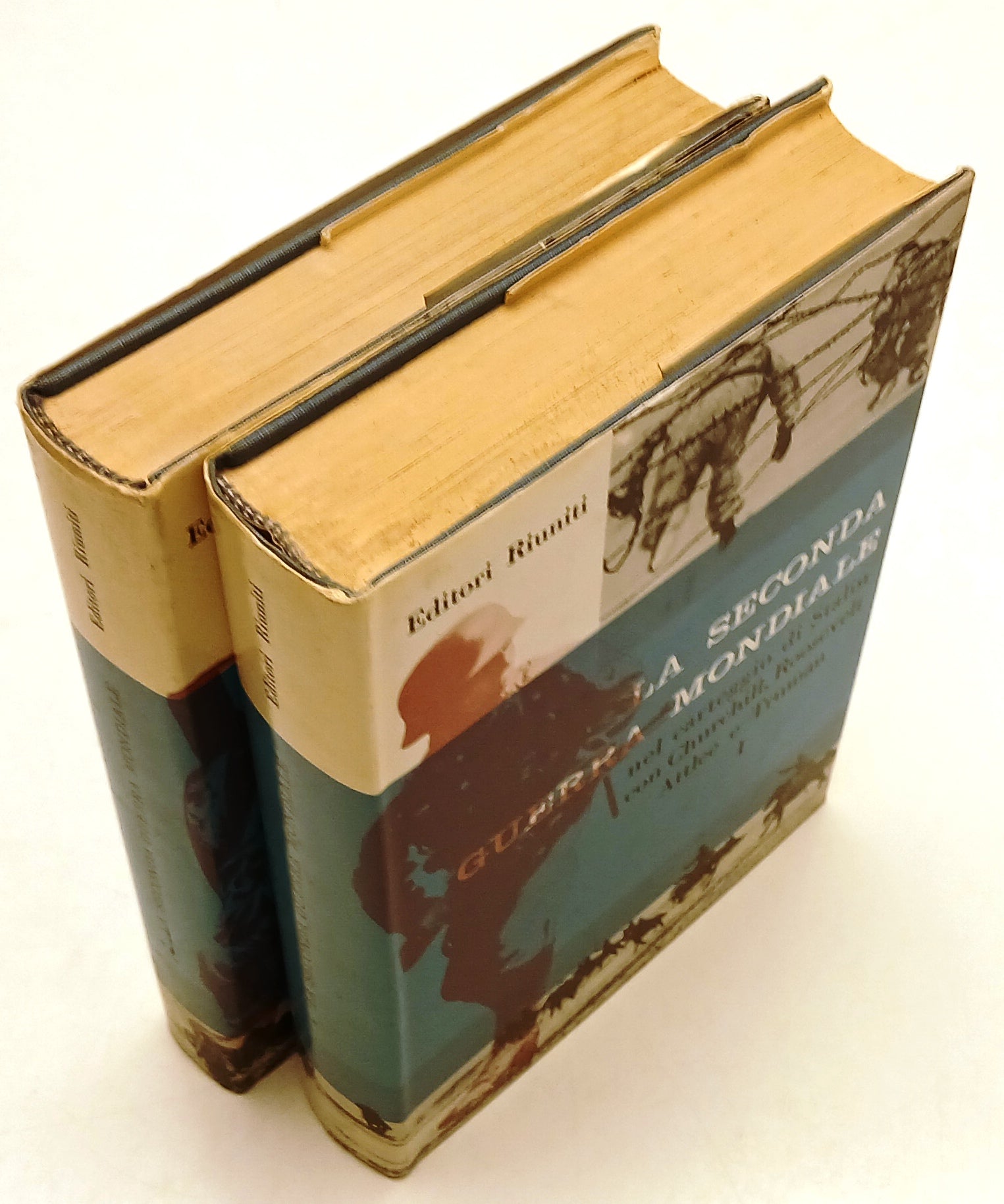 LS- LA SECONDA GUERRA MONDIALE 2 VOLUMI -- EDITORI RIUNITI --- 1957 - CS- ZFS40