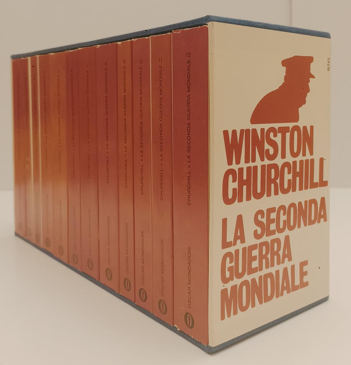 LS- LA SECONDA GUERRA MONDIALE 12 VOLUMI- CHURCHILL- MONDADORI- OSCAR-- 1970- B- XFS