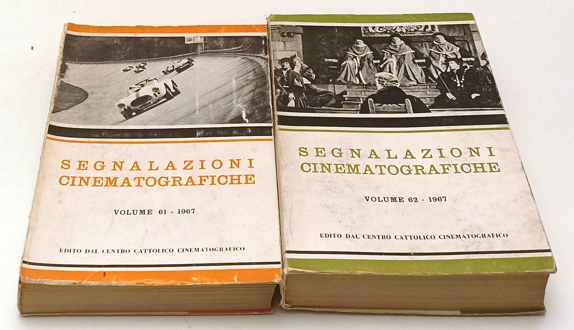 LW- SEGNALAZIONI CINEMATOGRAFICHE VOLUMI 61/62 1967 - CENTRO CATTOLICO - YFS488