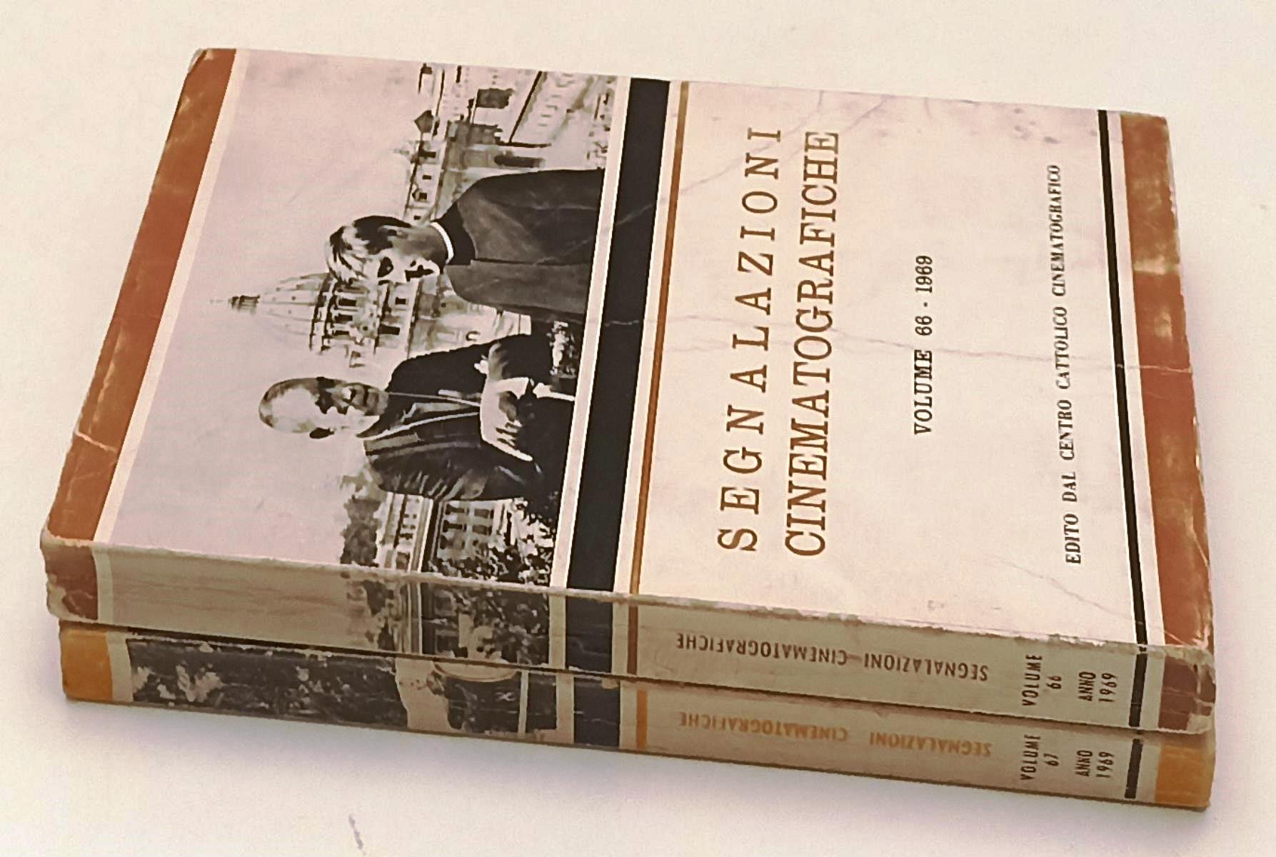 LW- SEGNALAZIONI CINEMATOGRAFICHE VOLUMI 66/67 1969 - CENTRO CATTOLICO - YFS485