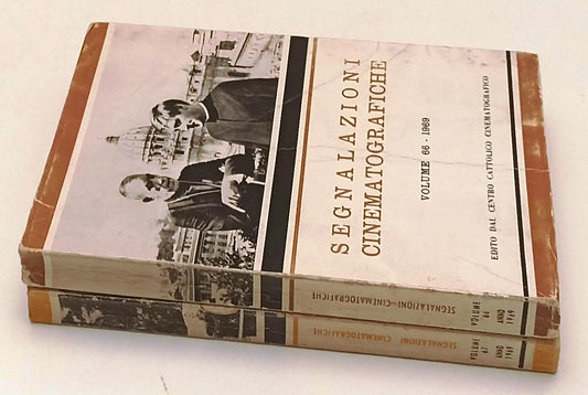LW- SEGNALAZIONI CINEMATOGRAFICHE VOLUMI 66/67 1969 - CENTRO CATTOLICO - YFS485