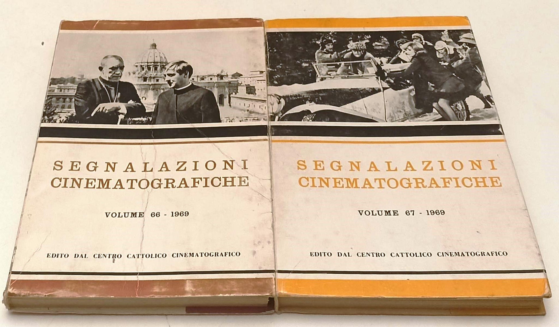 LW- SEGNALAZIONI CINEMATOGRAFICHE VOLUMI 66/67 1969 - CENTRO CATTOLICO - YFS485