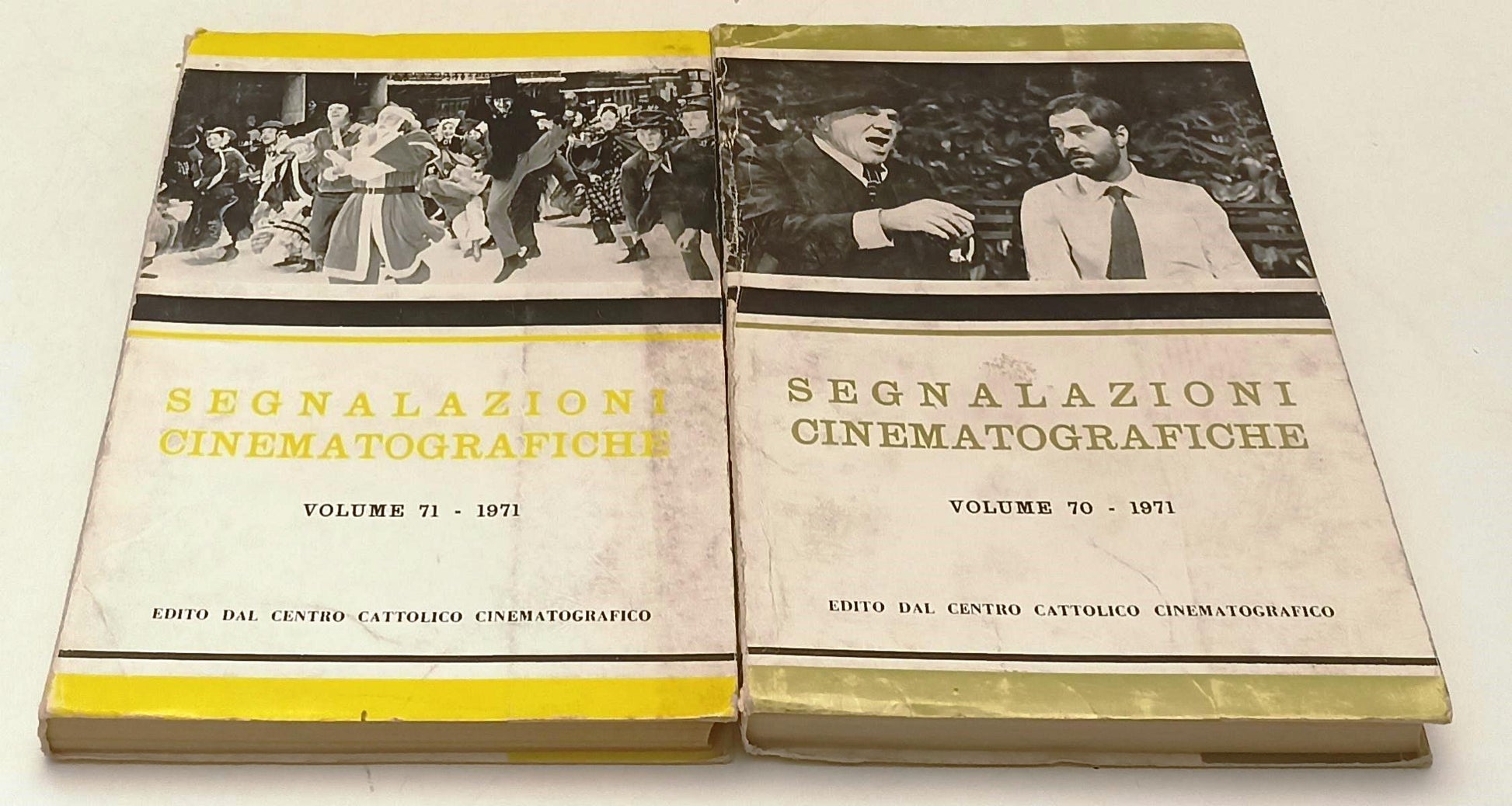LW- SEGNALAZIONI CINEMATOGRAFICHE VOLUMI 70/71 1971 - CENTRO CATTOLICO - YFS485